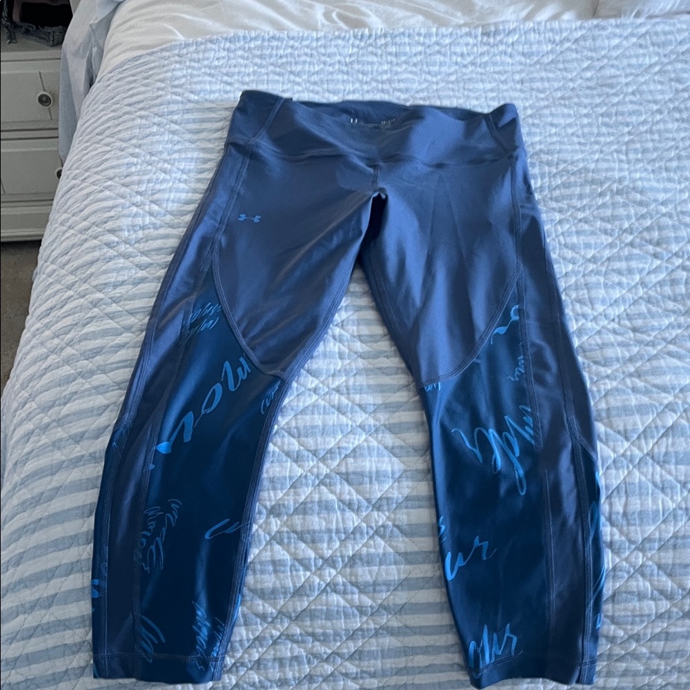 Under Armour Navy and Sky Blue Leggings